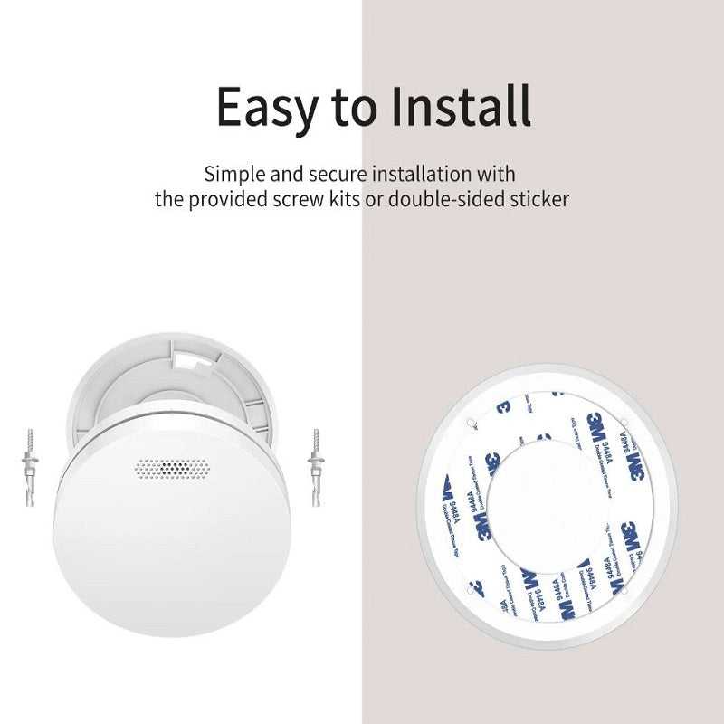Wireless Interconnected Photoelectric Smoke Alarms 6 Pack With Free Remote Control